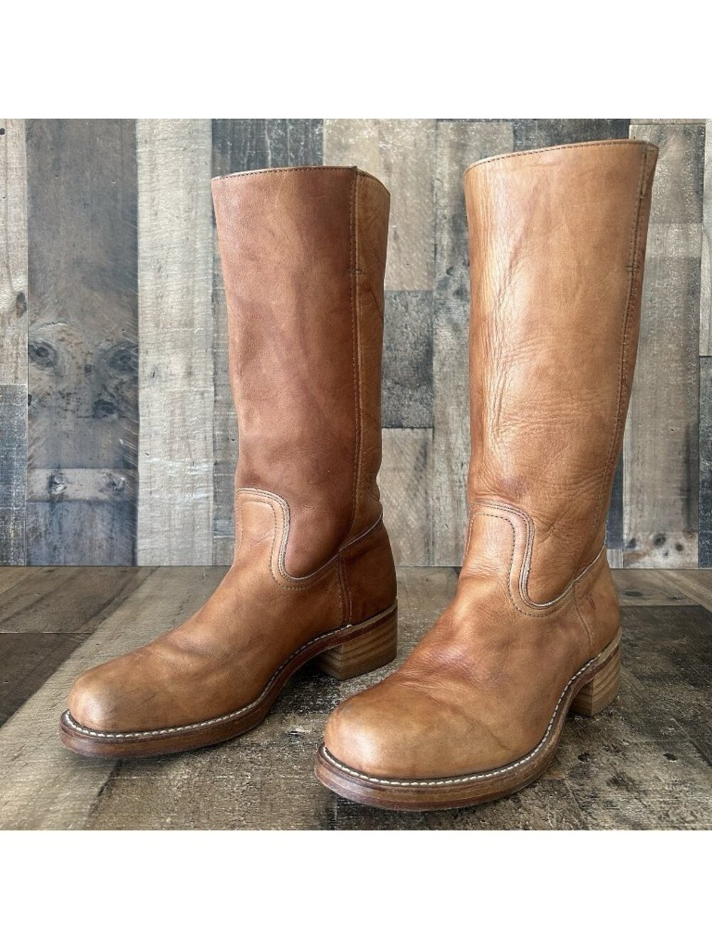 Frye 700 White Label Campus Boots Womens 10 M